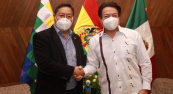 The other diplomacy: Mario Delgado traveled to Bolivia as an envoy of Lopez Obrador for the taking of power of Louis Maple