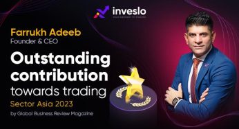 Inveslo’s Founder, Farrukh Adeeb, Receives Prestigious Award for the Second Year in a Row