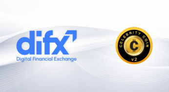 Digital Financial Exchange (DIFX) Lists Celebrity Coin (CCV2) to its Roster of Digital Assets